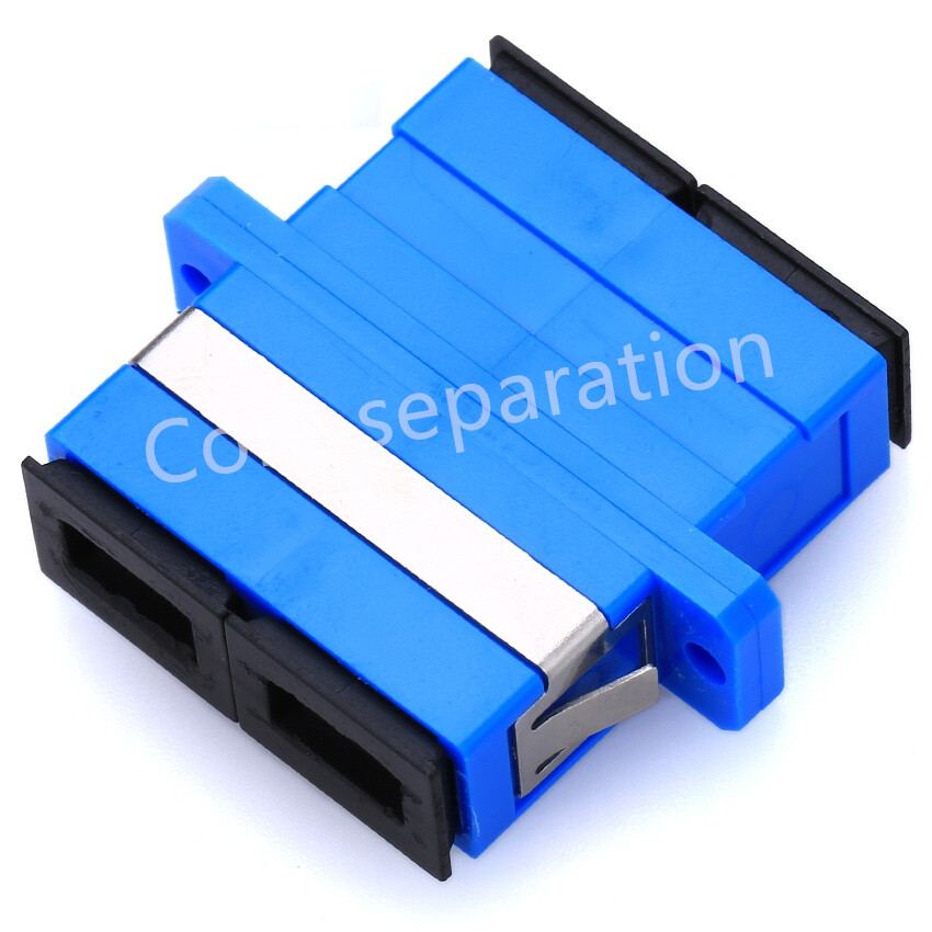 6Pcs SC to SC UPC Duplex Fiber Flange Coupler Fiber Optical Adapter Connector