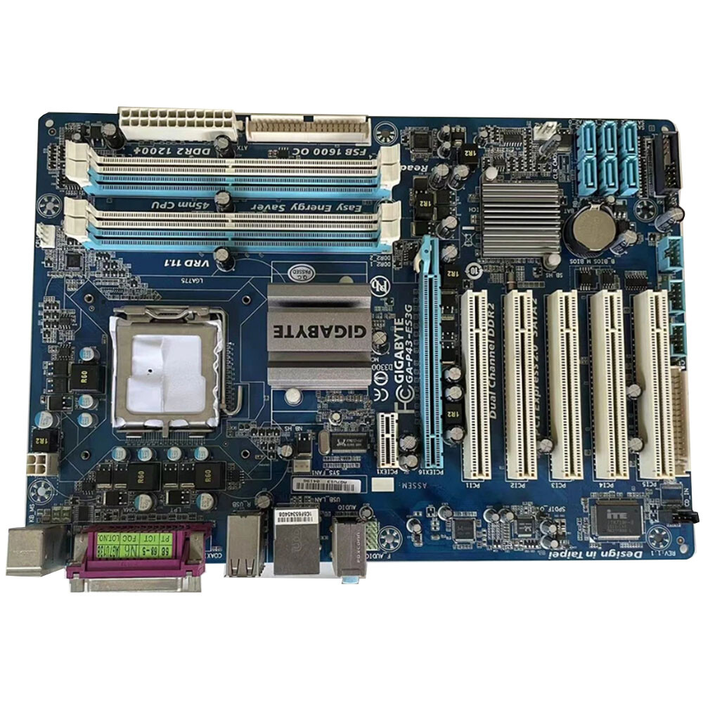 For Gigabyte GA-P43-ES3G LGA 775 DDR2 6×SATA II ATX Motherboard