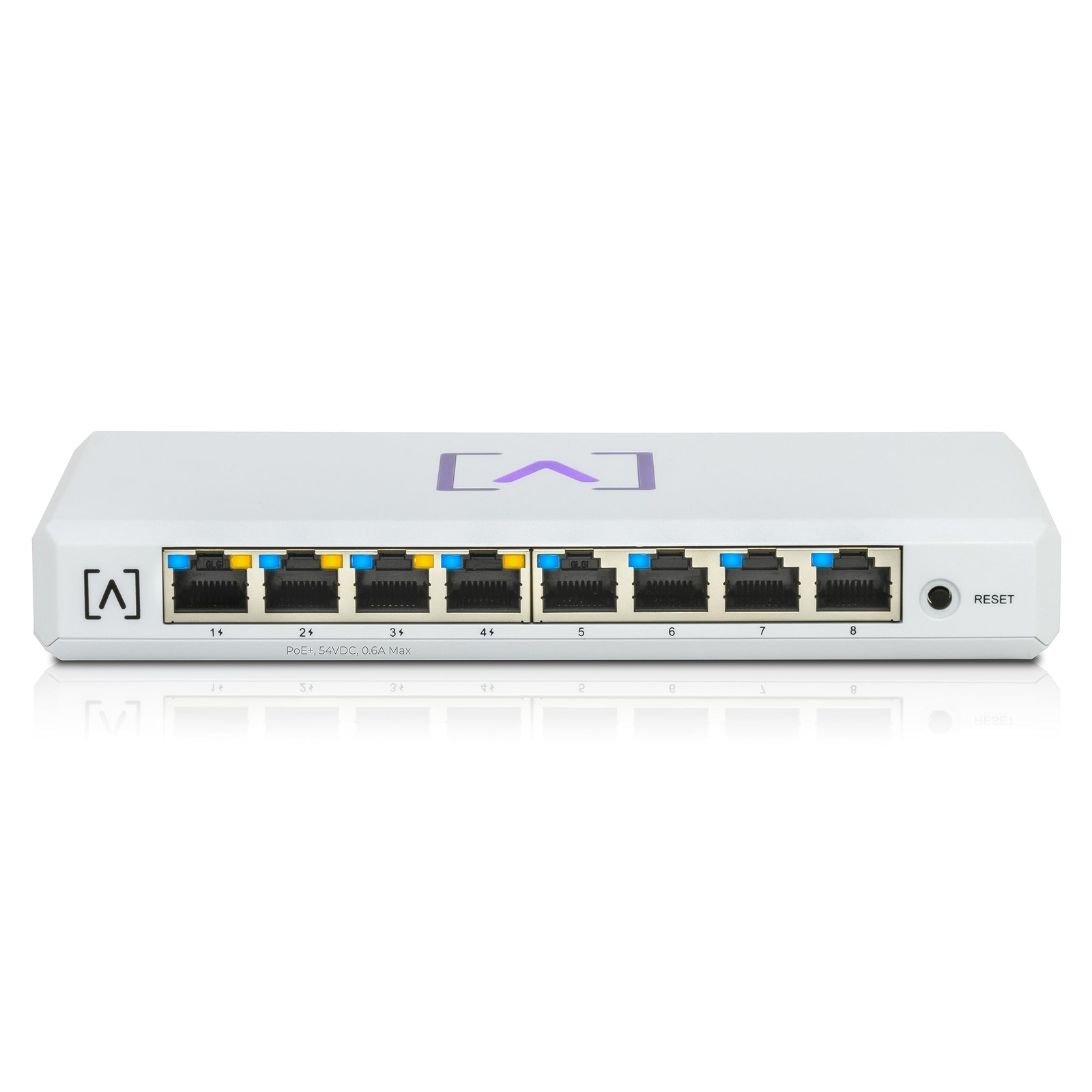 8 PORT, LAYER 2, 60W POE, MANAGED ENTERPRISE NETWORK SWITCH
