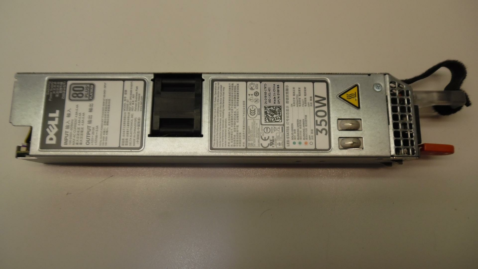 Original Dell PowerEdge R320/R420 350W Power Supply D350E-S1 0Y8Y65