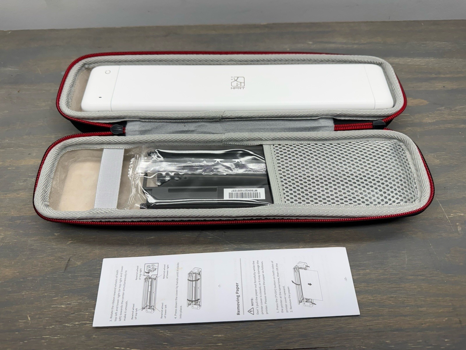 HPRT MT800Q Portable Printer Brand New Open Box With Ribbon And Case