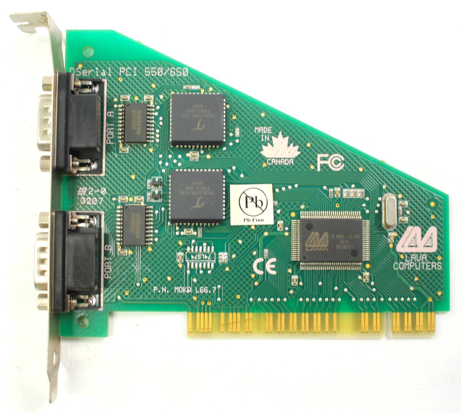 Lava Computers DSerial 550/650 Controller PCI Adapter Card MOKO L66.7