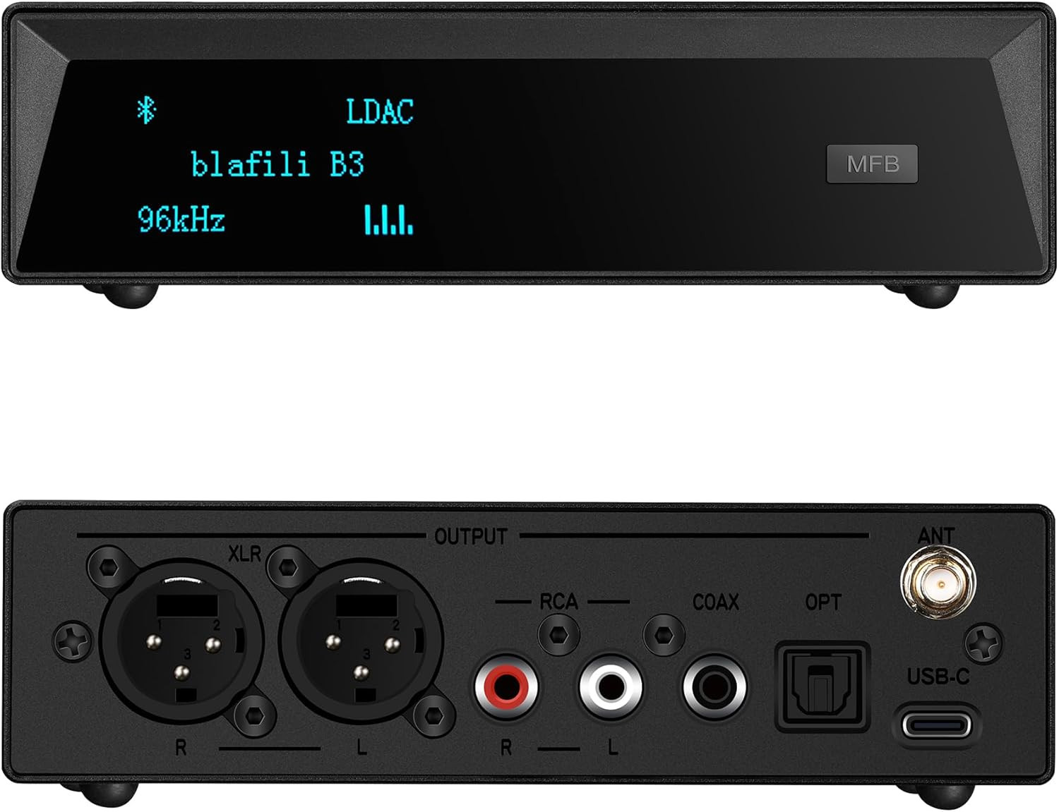 B3 Professional XLR Bluetooth 5.1 Audio Receiver, LDAC & Aptx HD