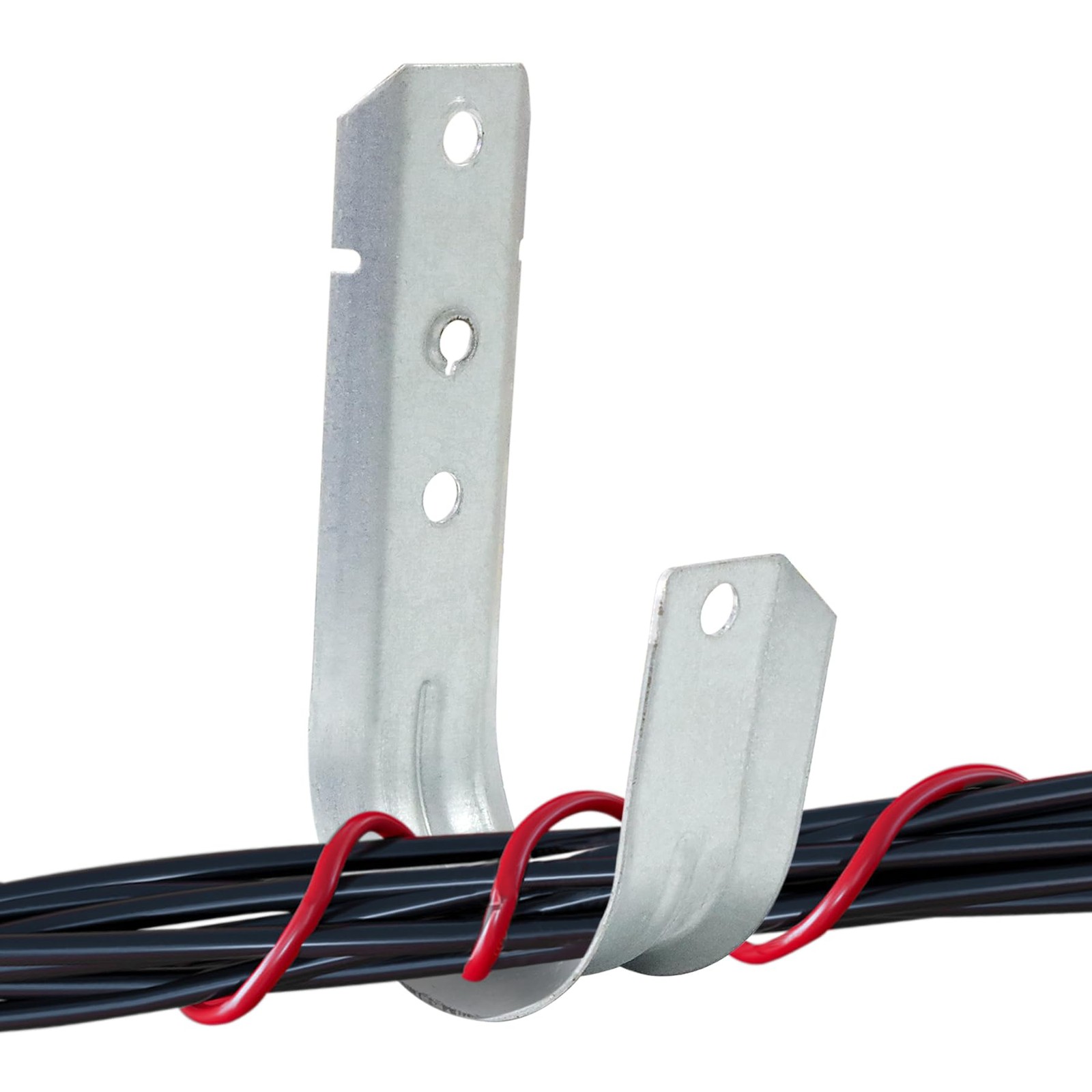 25 PCS 2 Inch Heavy Duty Wall Mount Cable Wire Support JHook Hangers