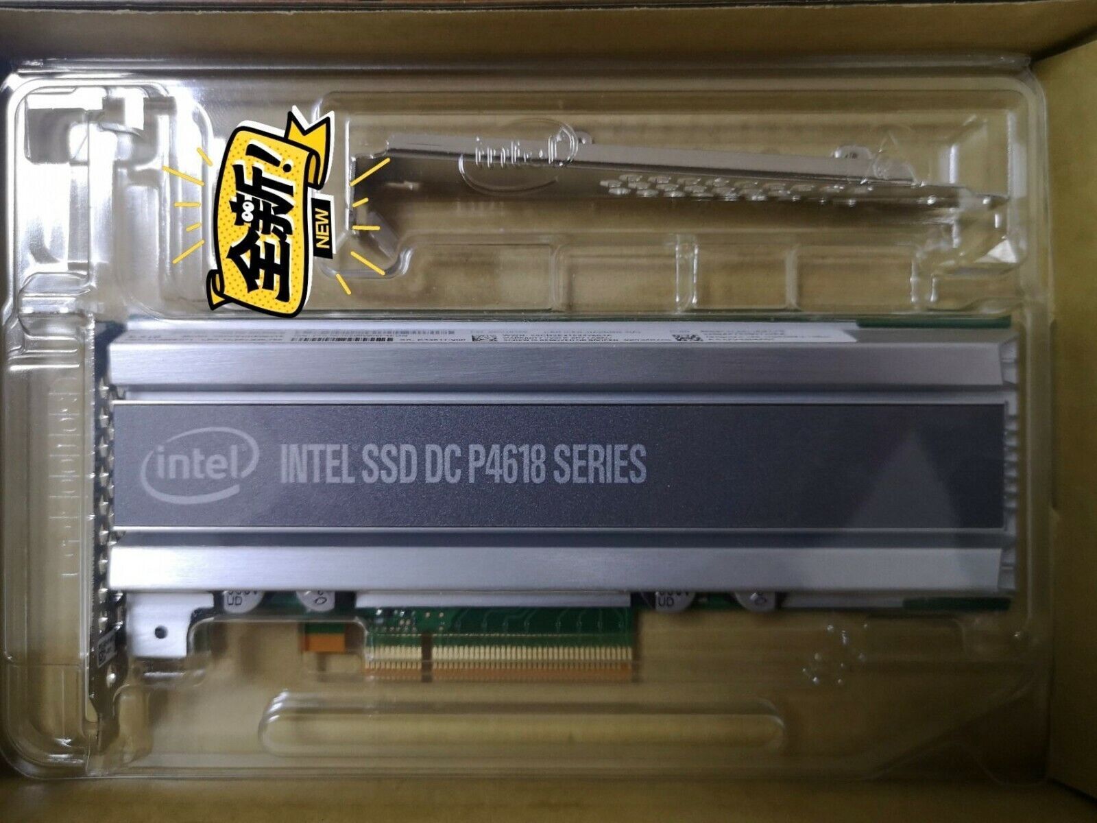 6.4TB INTEL P4618 SSD DC PCIE CARD SSDPECKE064T8 MLC 8.76PBW NVME-