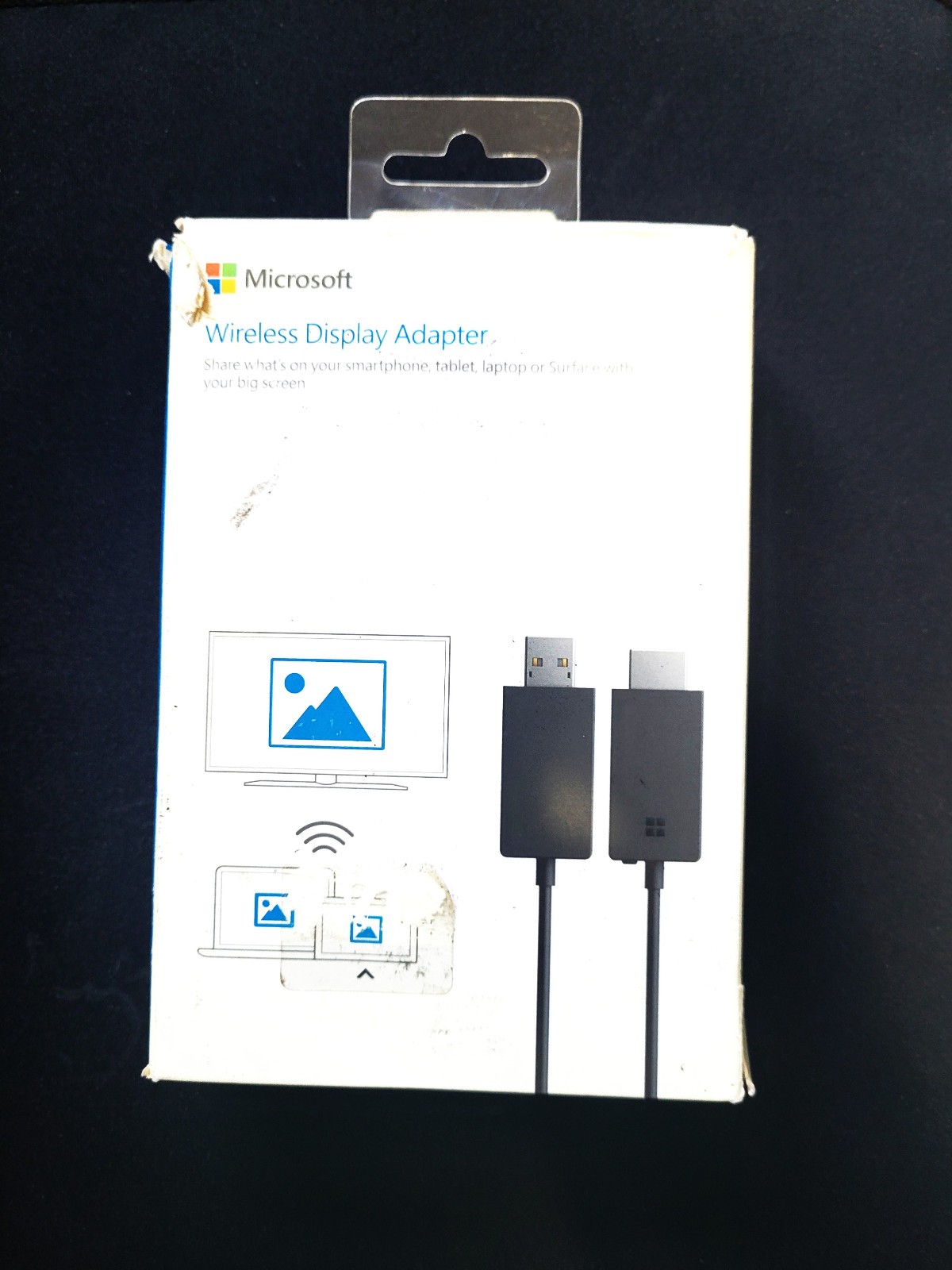 Open Box Microsoft Wireless Display Adapter 1733 P3Q-00001