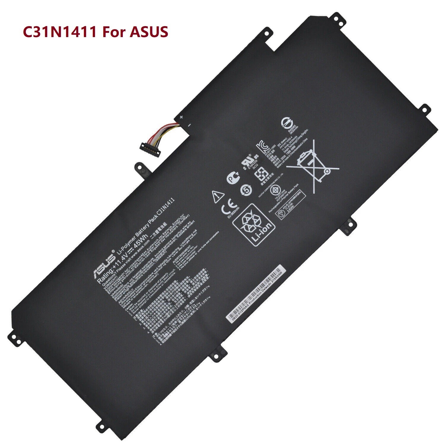 Genuine OEM C31N1411 Laptop Battery For ASUS Zenbook UX305 UX305L UX305F UX305C
