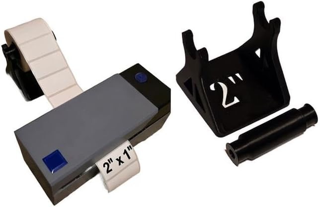 2"x1" Thermal Label Roll Holder Dispenser Desktop Stand 2"x2" FOR Rollo Printers