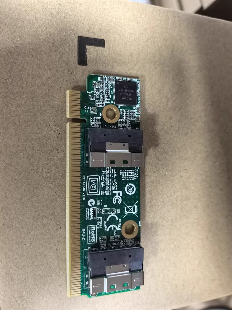 1PCS Graphics card external extension 1U PCIe 4.0 16x/8x full-speed adapter card
