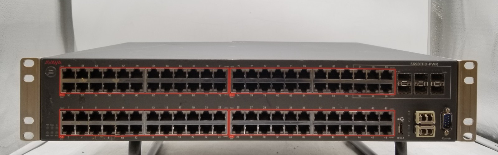Avaya 5698TFD-PWR Ethernet Routing Switch 96 Port