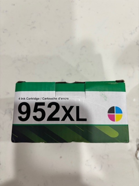 ejet Compatible Ink Cartridge 952XL 4 Pack For HP Black Cyan Magenta Yellow