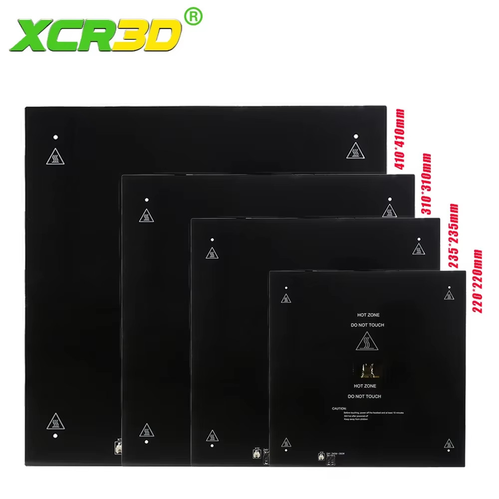 3D Printer Parts Black Aluminum Substrate Heated Bed MK3 Hotbed Plate Hot Bed Pl