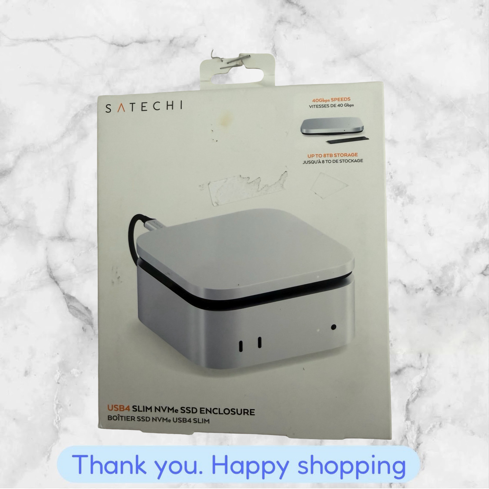 Satechi USB4 Slim NVMe SSD Enclosure SSD Enclosure NEW SHIPPING