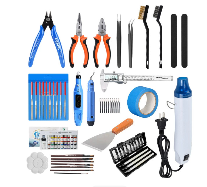 3D Print Finishing Kit Support Clean Edge Trimming Sanding Hand Tools