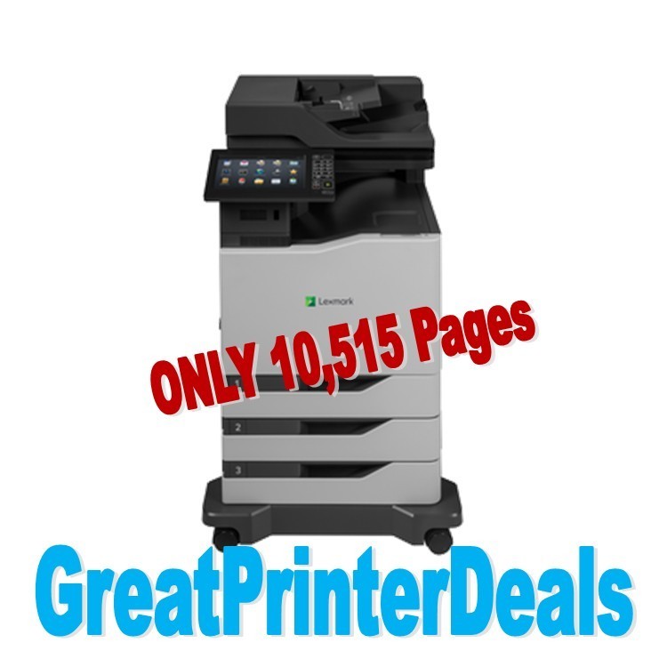 Lexmark CX860dte Color Multifunction Printer | 42K0071/42KT171 ONLY 10,515 Pages