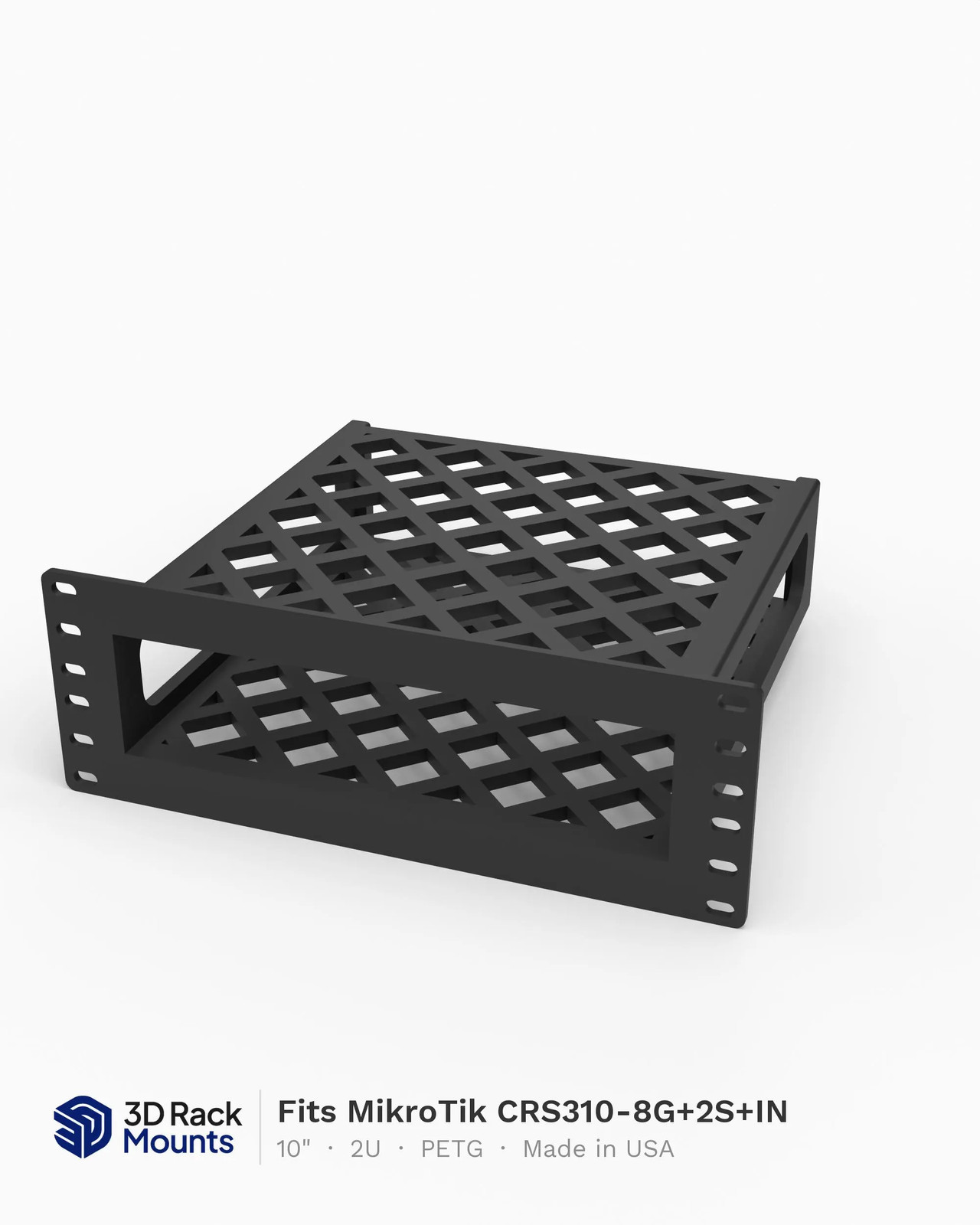 10" MikroTik CRS310-8G+2S+IN 2.5G Switch Mini Rack Mount - 2U
