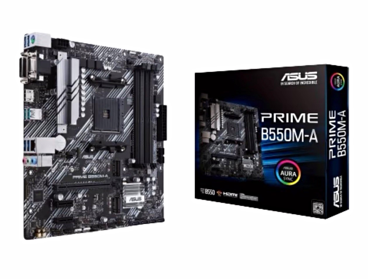 ASUS Prime B550M-A WiFi II AMD Micro ATX DDR4 Motherboard with PCIe 4.0, WiFi 6