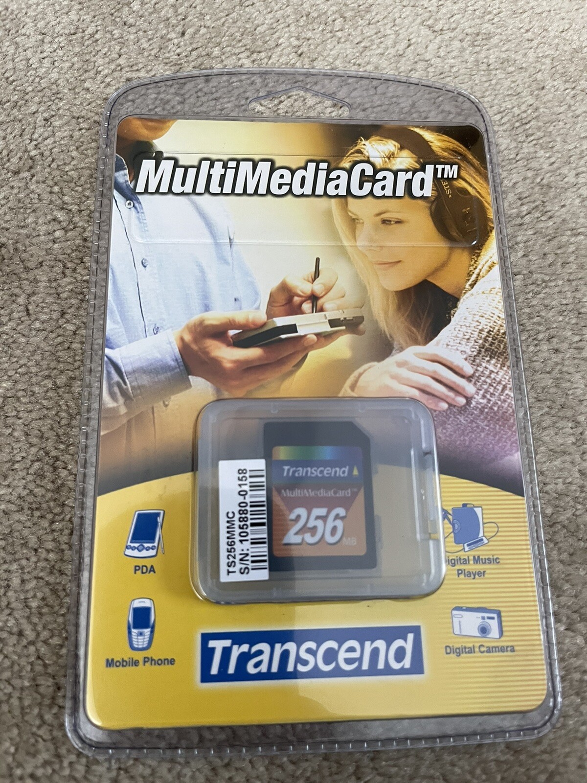Transcend Mulimedia Card 256mb New in Box