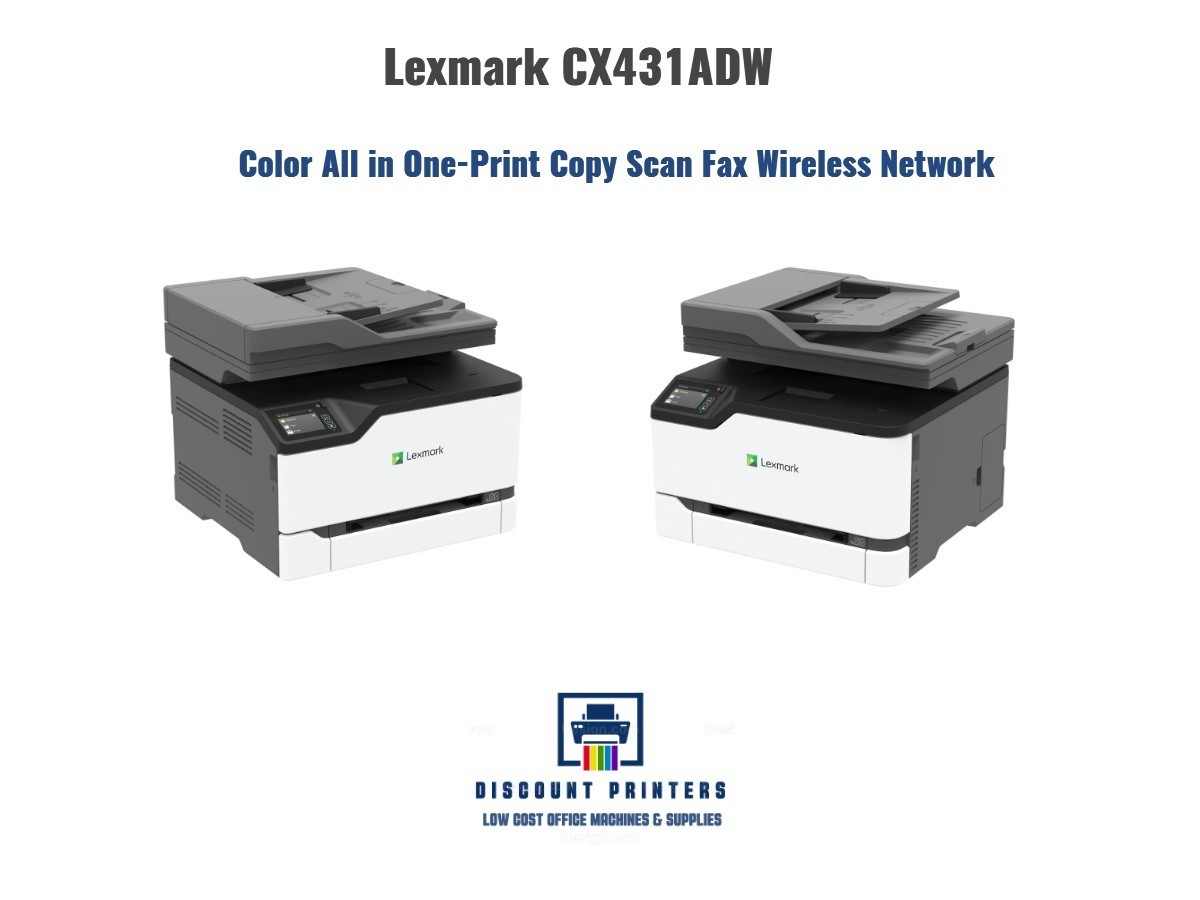 Lexmark 40N9370 CX431adw MFP Copy/Print/Scan Color Laser Wireless Netw Low pages