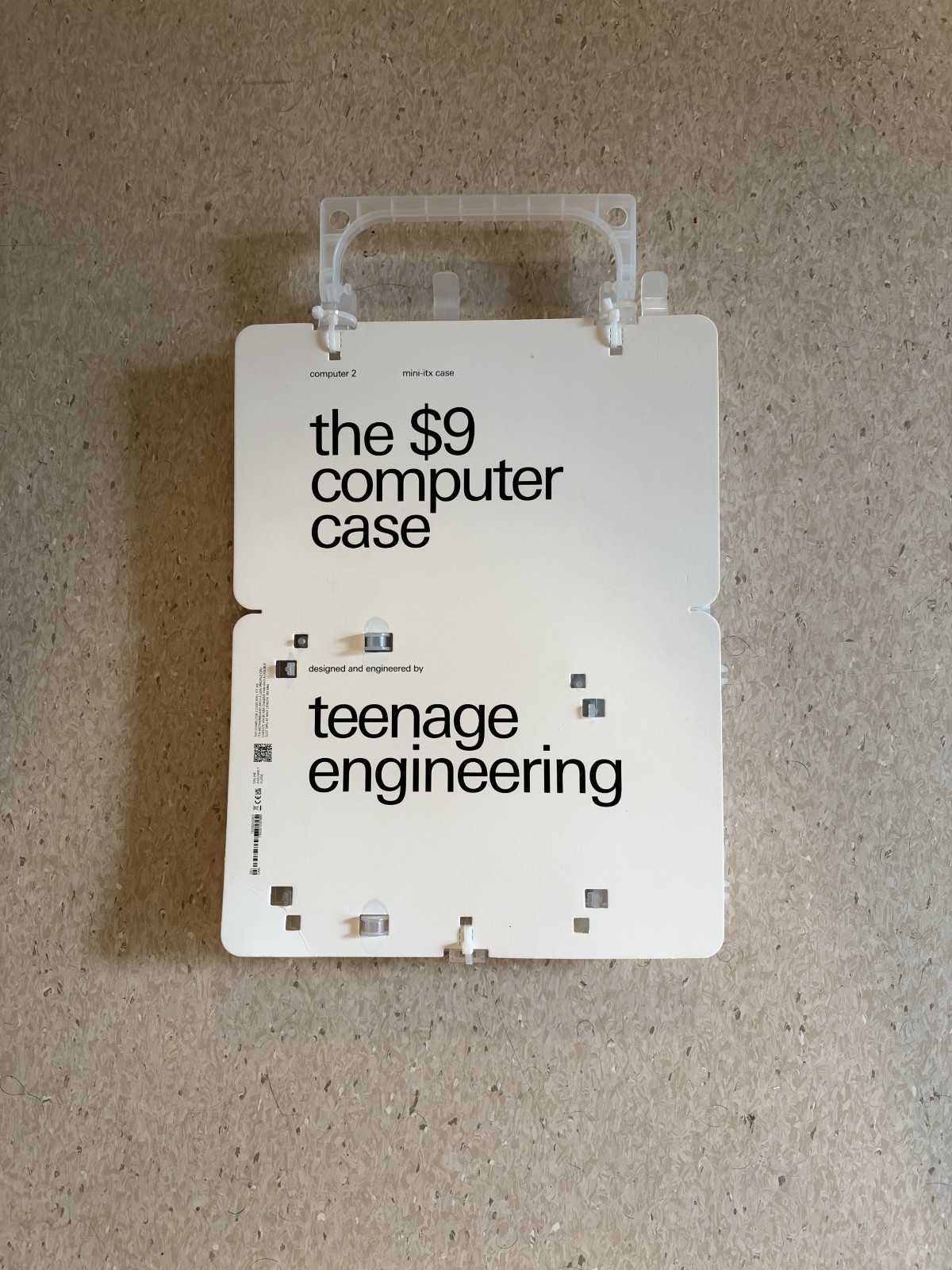 Teenage Engineering - Computer 2 Clear mini-itx Computer Case - BRAND NEW