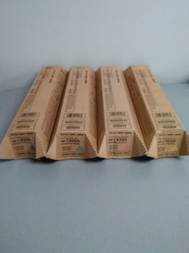 Ricoh AFICIO SP C430A C430DN High Yield Toner Set 821105, 821106, 821107, 821108
