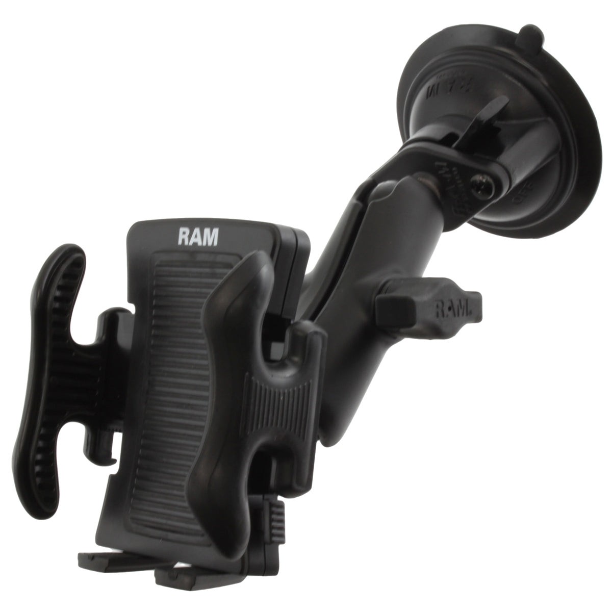 RAM-B-166-UN5U  RAM Twist-Lock Suction Cup Mount with Spring-...