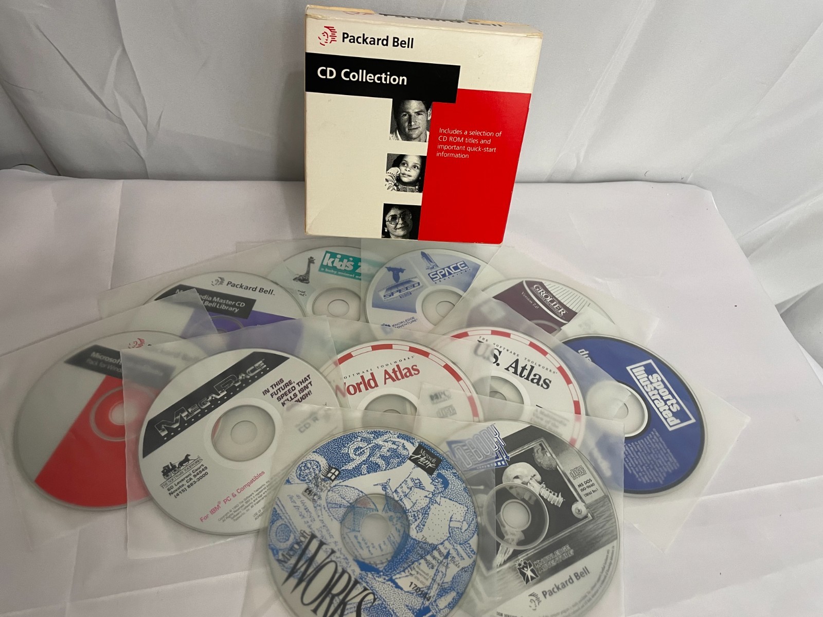 Vintage Packard Bell CD Collection 11 CDs Computer Programs