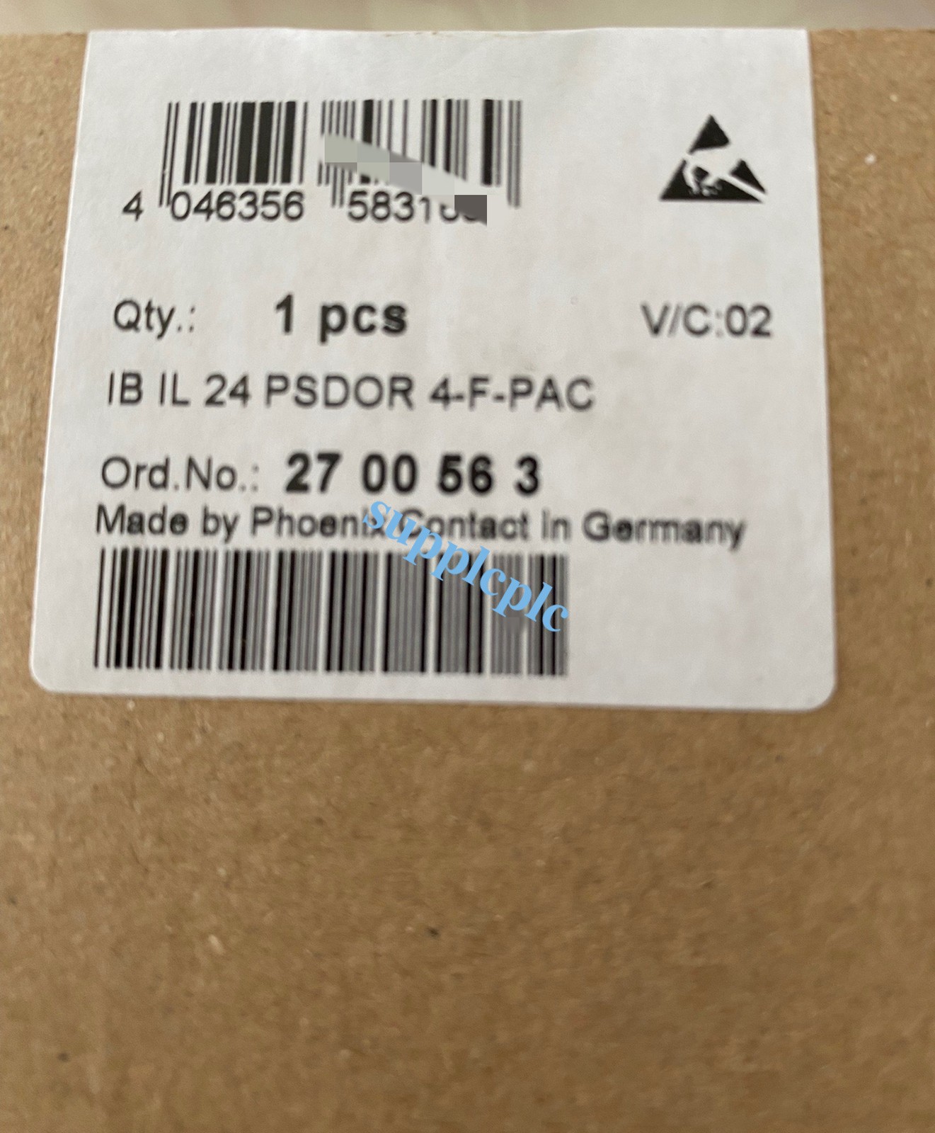PHOENIX CONTACT IB IL 24 PSDOR 4-F-PAC 2700563 Safety Module
