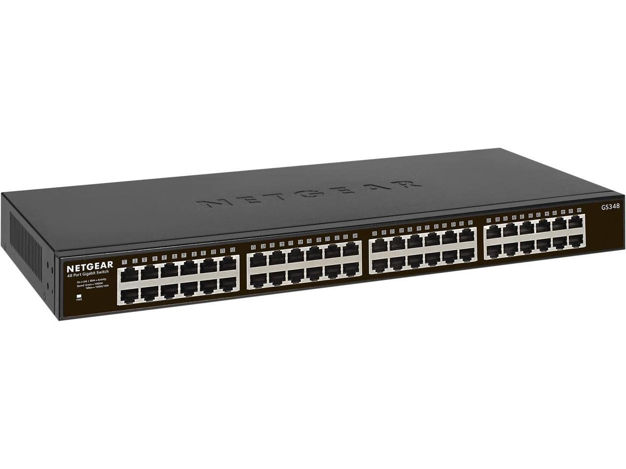 NETGEAR 48-Port Gigabit Ethernet Unmanaged Network Switch (GS348)