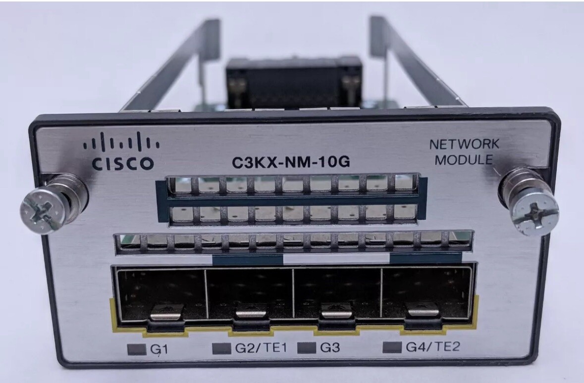 Cisco C3KX-NM-10G 10GB SFP Network Expansion Module for 3750X 3506X Switches