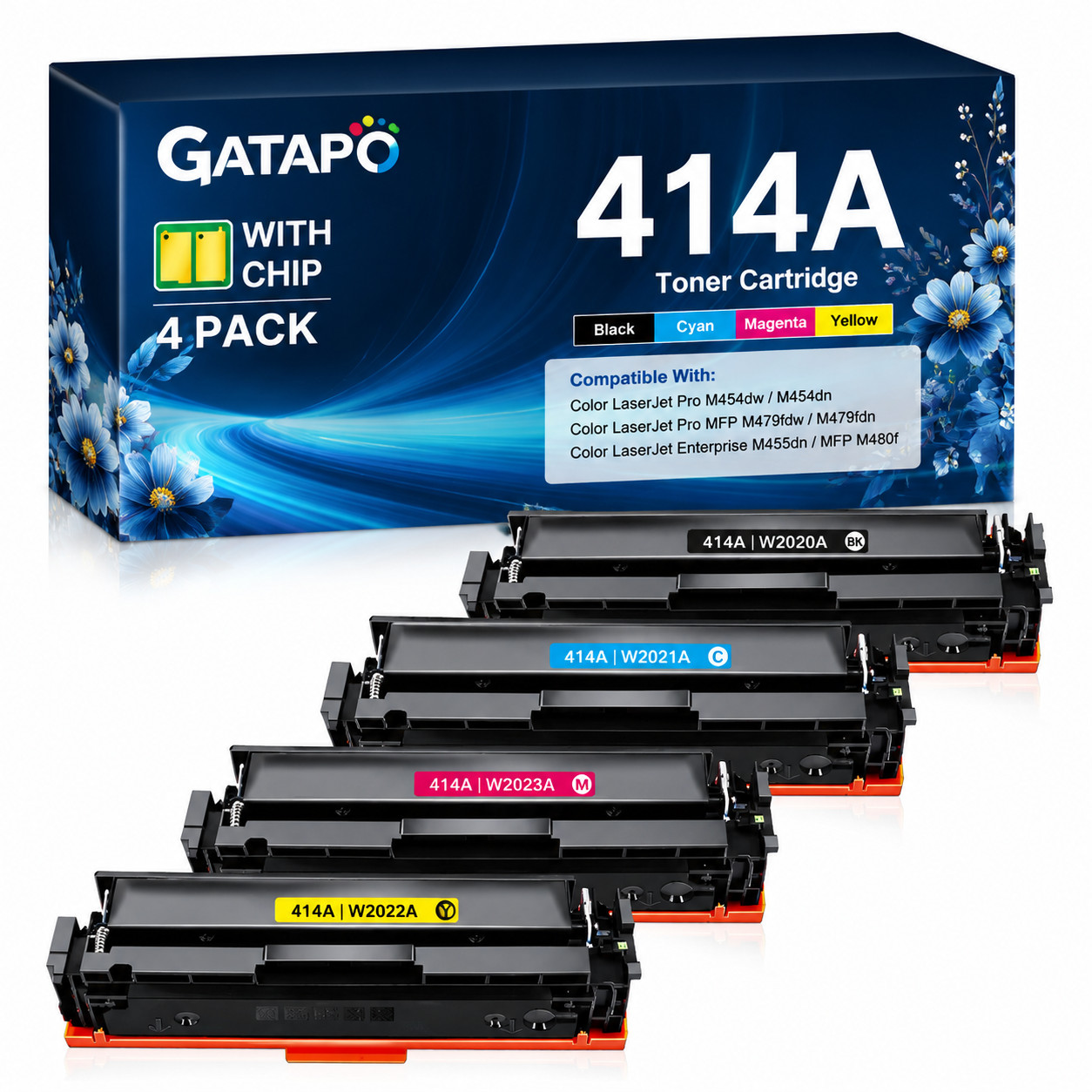 4PK W2020A Toner Cartridge for Color LaserJet Pro M479fdw M479dn M454dw