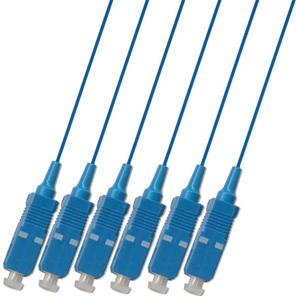 Direct Burial Outdoor SC 6 Strand Fiber Optic Cable Singlemode 9/125 10M Network