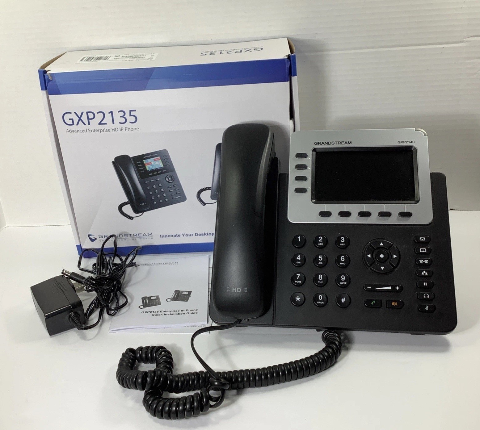 Grandstream GXP2140 Advanced Enterprise HD IP Phone IOB Box