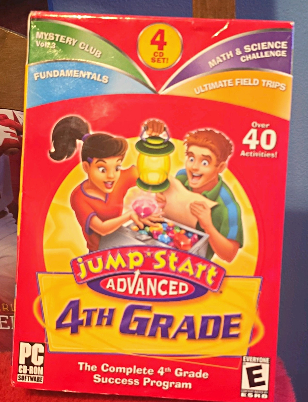 JumpStart Advanced 4th Grade Success Program PC/Mac CD-ROM 4 CD Set
