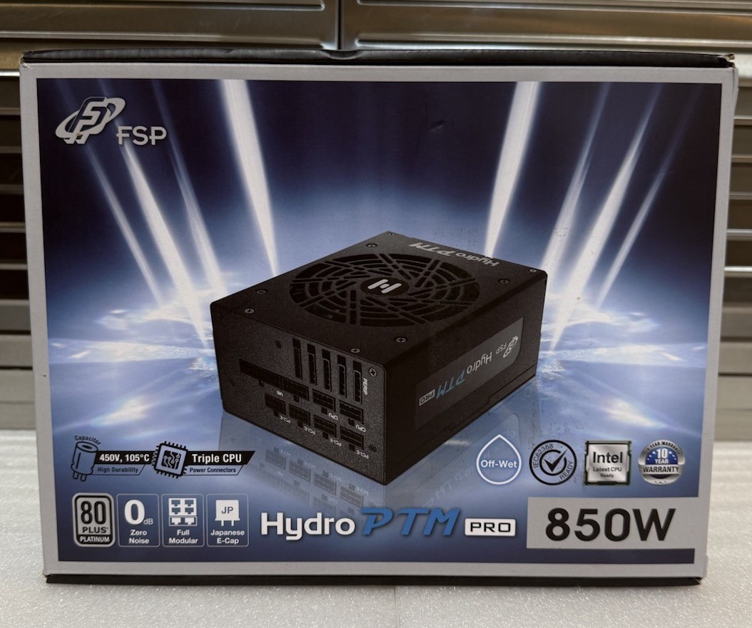 FSP Hydro PTM 850W Pro 80 Plus Platinum Full Modular 12V Power Supply HPT2-850M