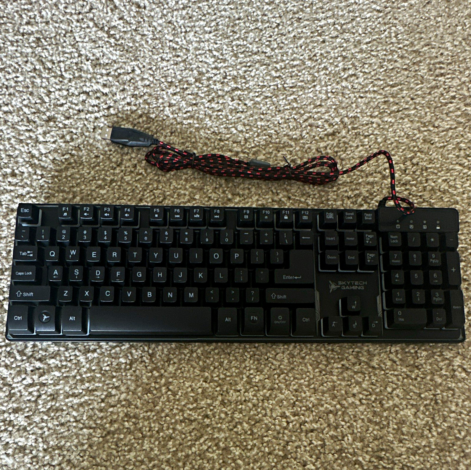 Skytech Gaming K-1000 Wired USB RGB Illuminated Multimedia Keyboard Black