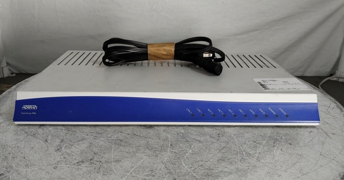 Adtran 4242908L1 Total Access 908e 2nd Gen Business Gateway Router SEE NOTES