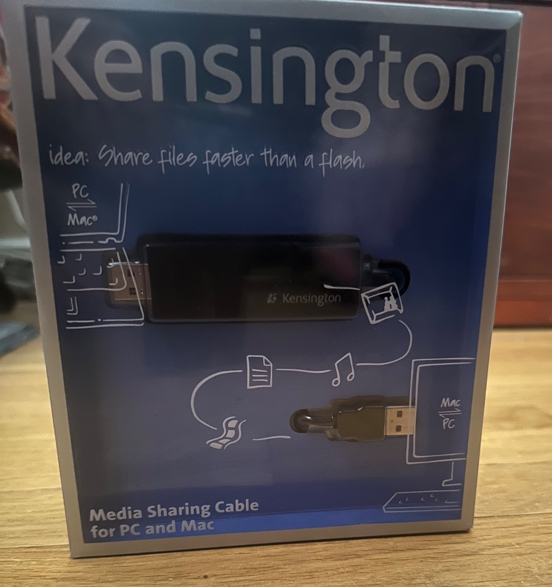Kensington Media Sharing Cable for PC and Mac , Brand New unopened box