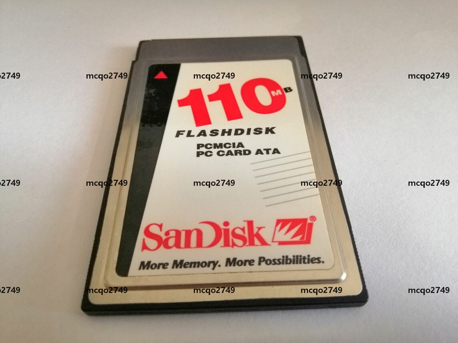 Sandisk 110MB FLASHDISK  PCMCIA PC CARD  FLASH CARD