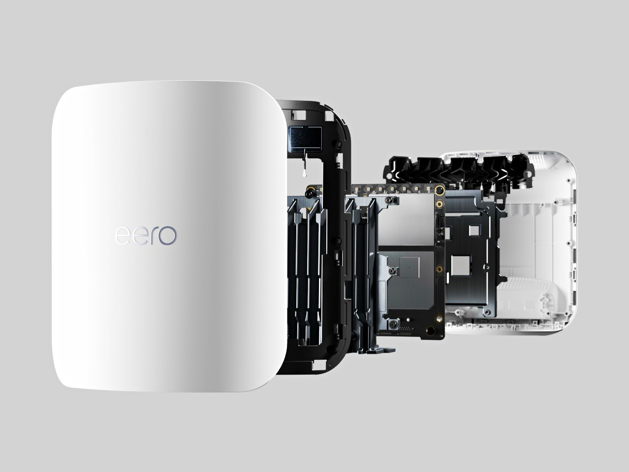 eero Pro 7 Mesh Wi‑Fi Router, White, 2 LAN Ports, Wired/Ethernet + Wireless