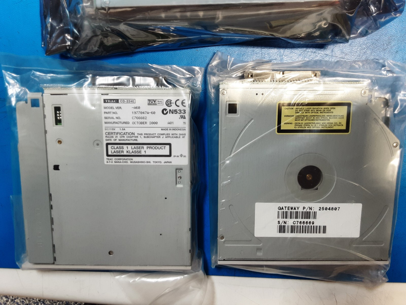 TEAC CD-224E-A60 Slim 24X IDE CD-ROM Drive 1977047A-60 CD224EA60 1977047A60
