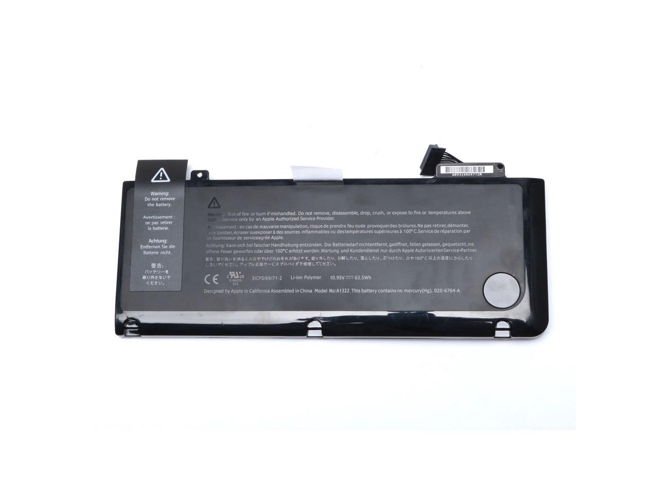 Original APPLE MacBook Pro 13" A1322 63.5Wh Battery A1278 2009 2010 2011 2012