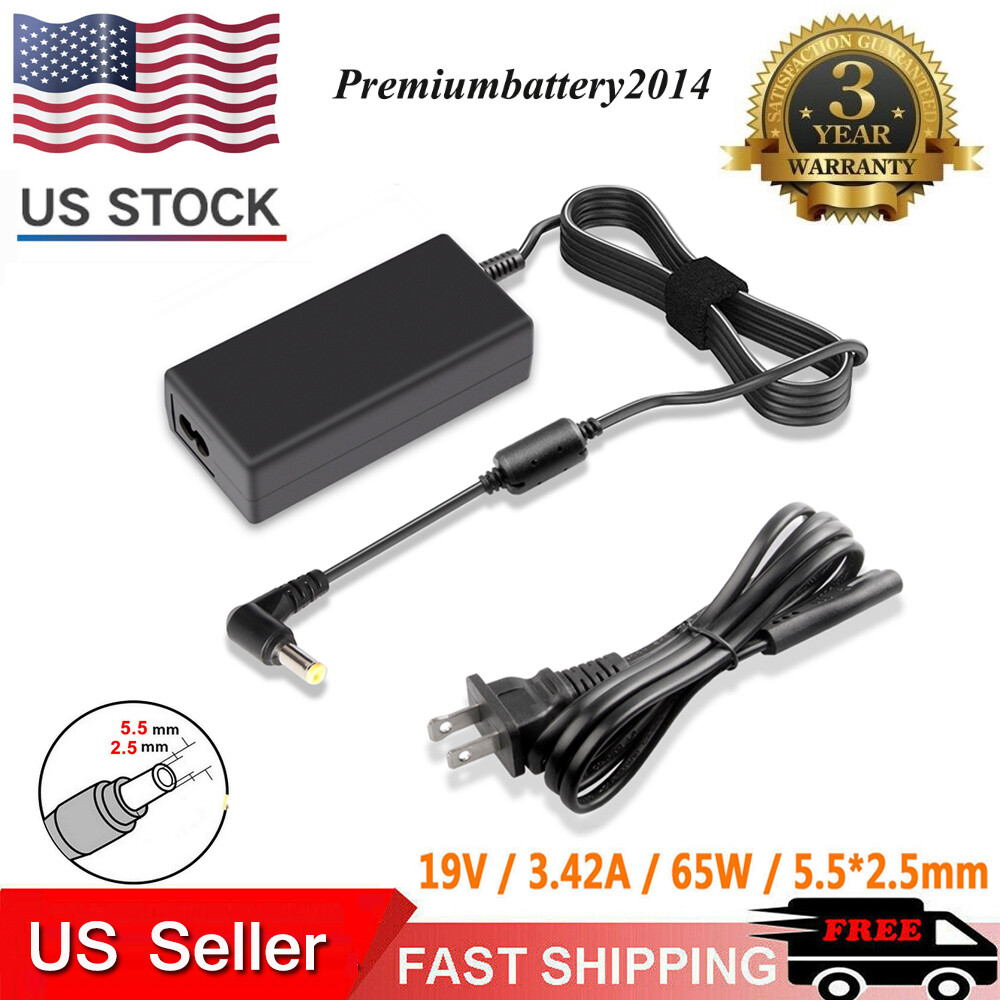 AC Adapter for Toshiba Satellite L455D-S5976 Laptop Battery Charger Power Supply