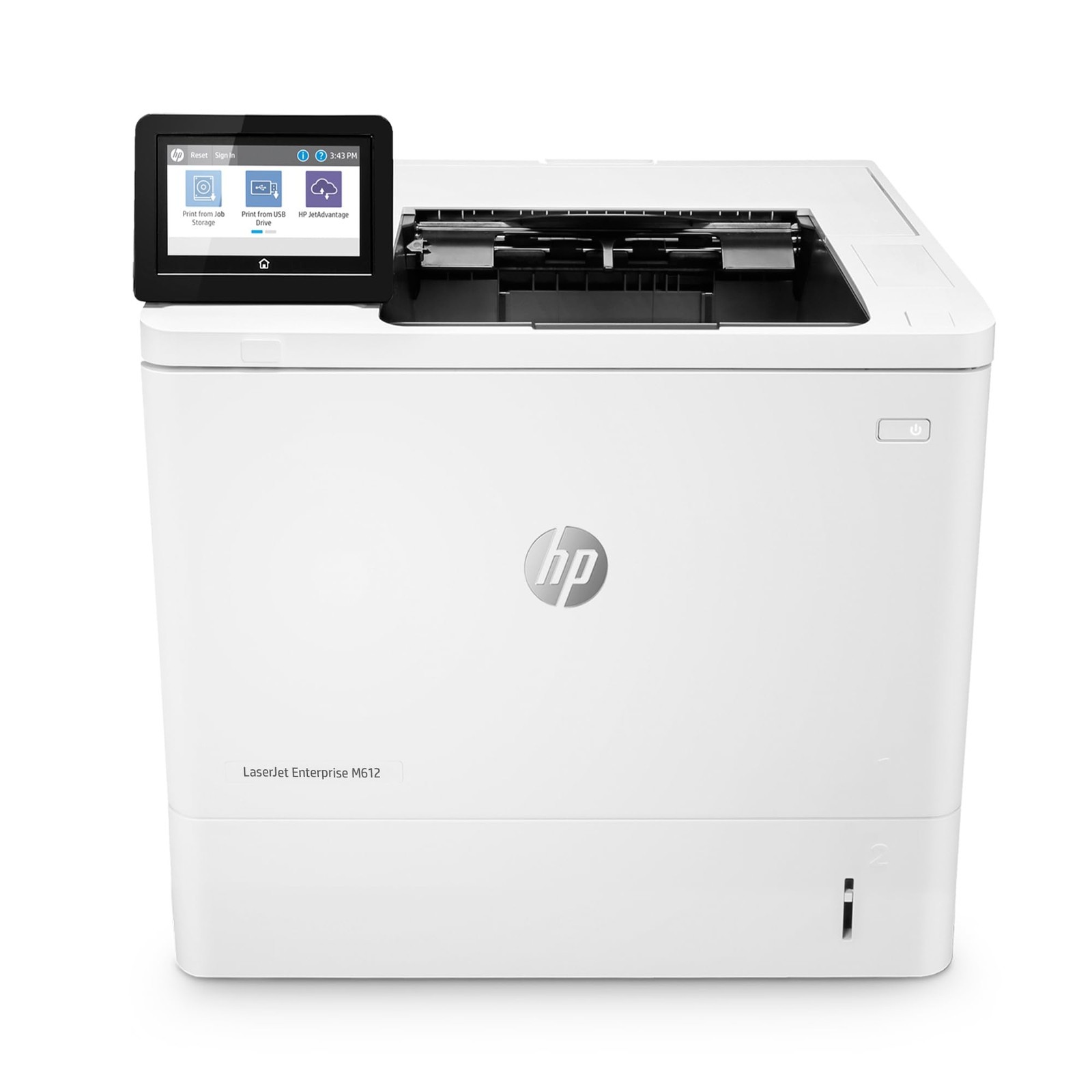 HP LaserJet Enterprise M612dn Monochrome Printer with built-in Ethernet & Duplex