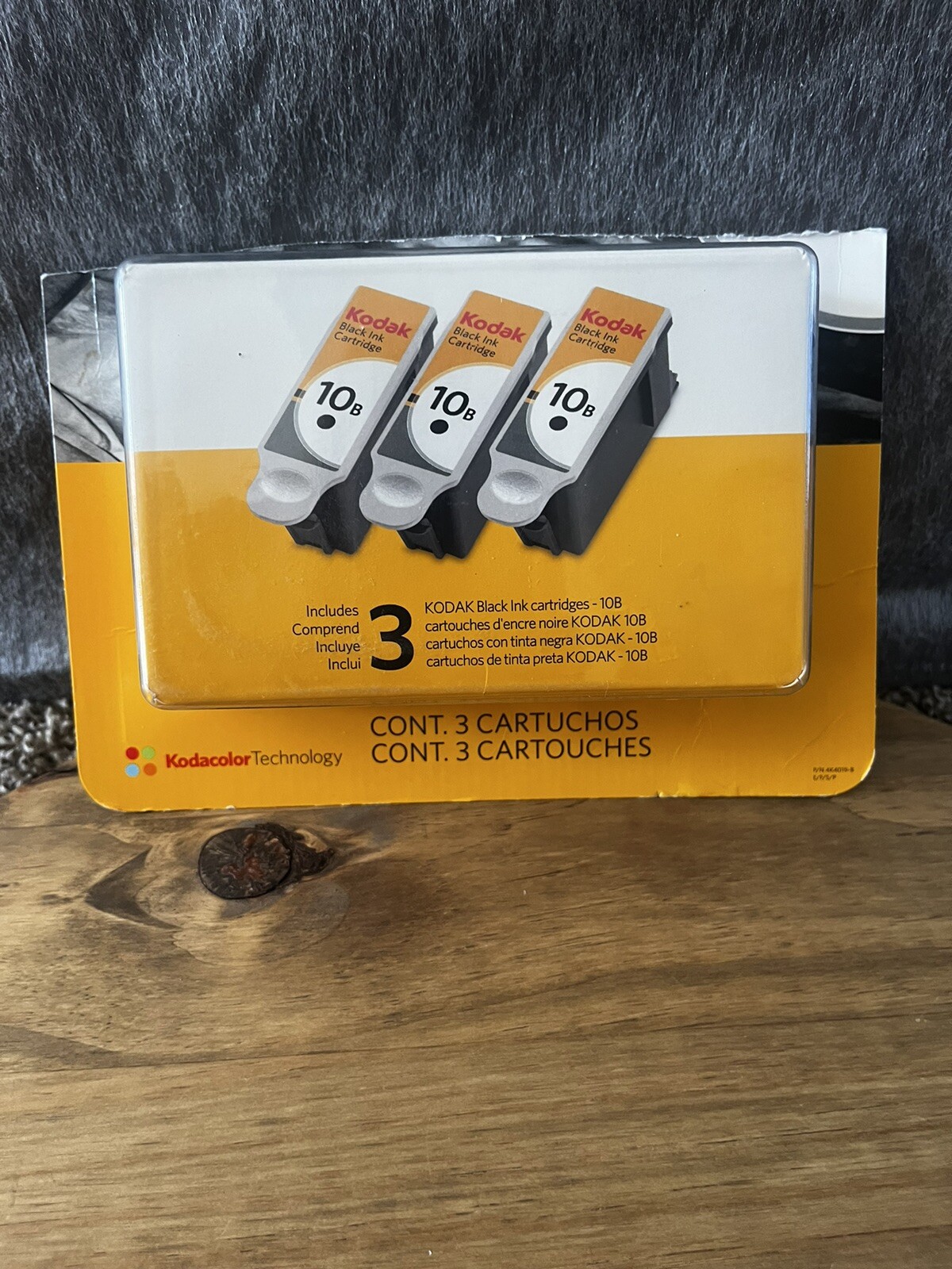 Printer Ink Kodak 10B 3 pk Triple Pack Black Set Ink Cartridges (Sealed)