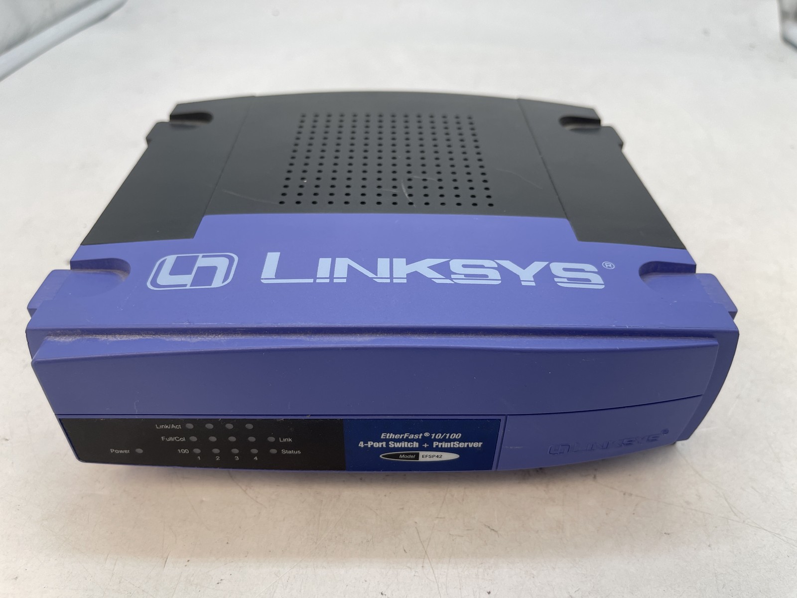 Linksys EFSP42 EtherFast 10/100 4-Port Network Switch + PrintServer - Free S/H