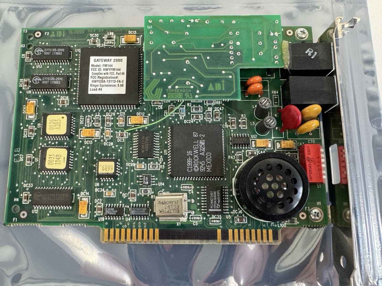 USRobotics Telepath 14.4 ISA Modem Card Model FM144 Gateway 2000