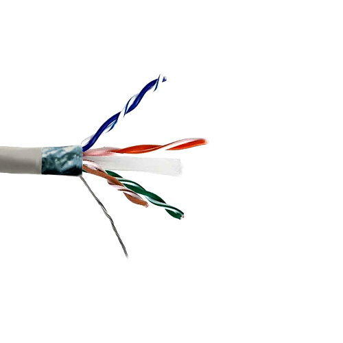 1000' Feet CAT6 STP Solid Bulk Cable 550MHz 23AWG RJ45 Network Bare Copper UL