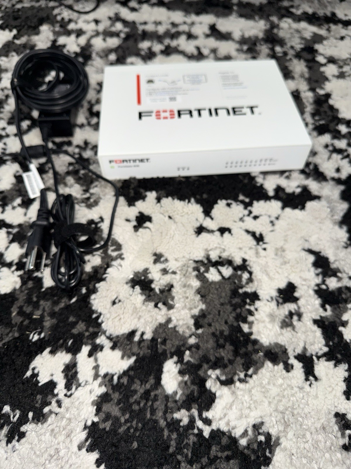 Fortinet FortiGate 60E FG-60E Firewall Security Appliance w/ Power Adapter