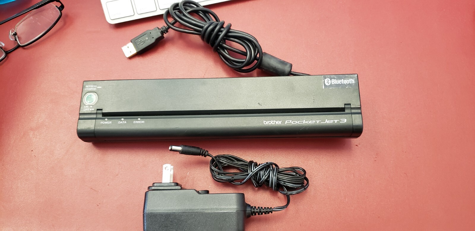 Brother PJ-662 PocketJet 6 Bluetooth with AC BATTERY PACK AND USB CORD